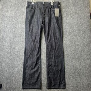 7 For All Mankind Bootcut Jeans Mens 34x34 Dark Wash Stretch Denim Casual